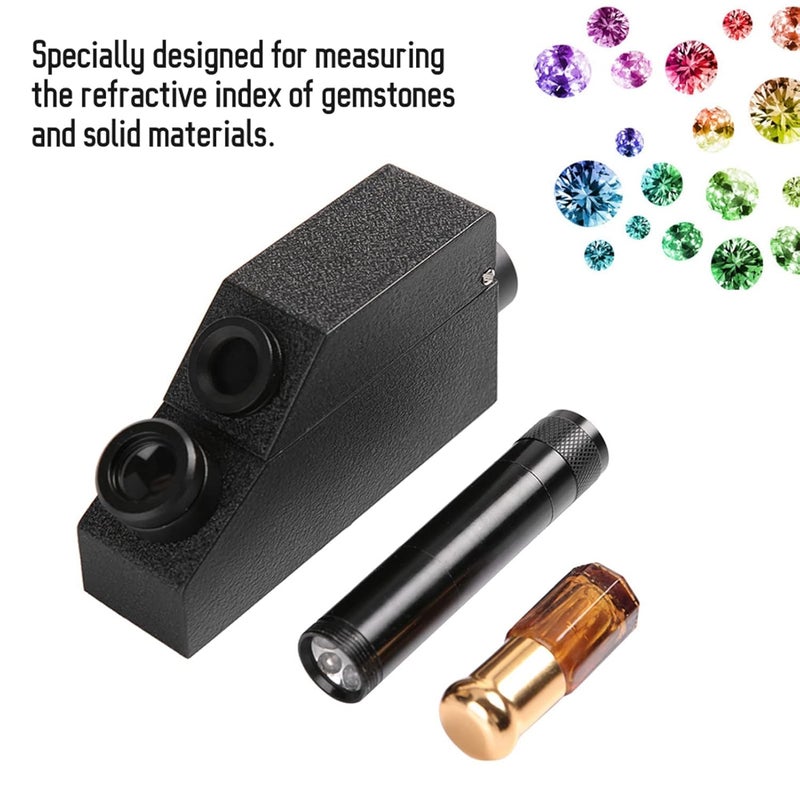 KooingTech RHG181 Diamond Tester, 1.30-1.81 Jewelry Refractometer, Portable Gem Tester for All Stones Refractometry Testing Tools - Image 5